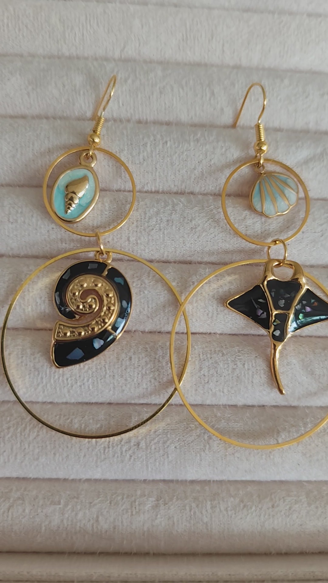 Boucles d'oreilles Nacre