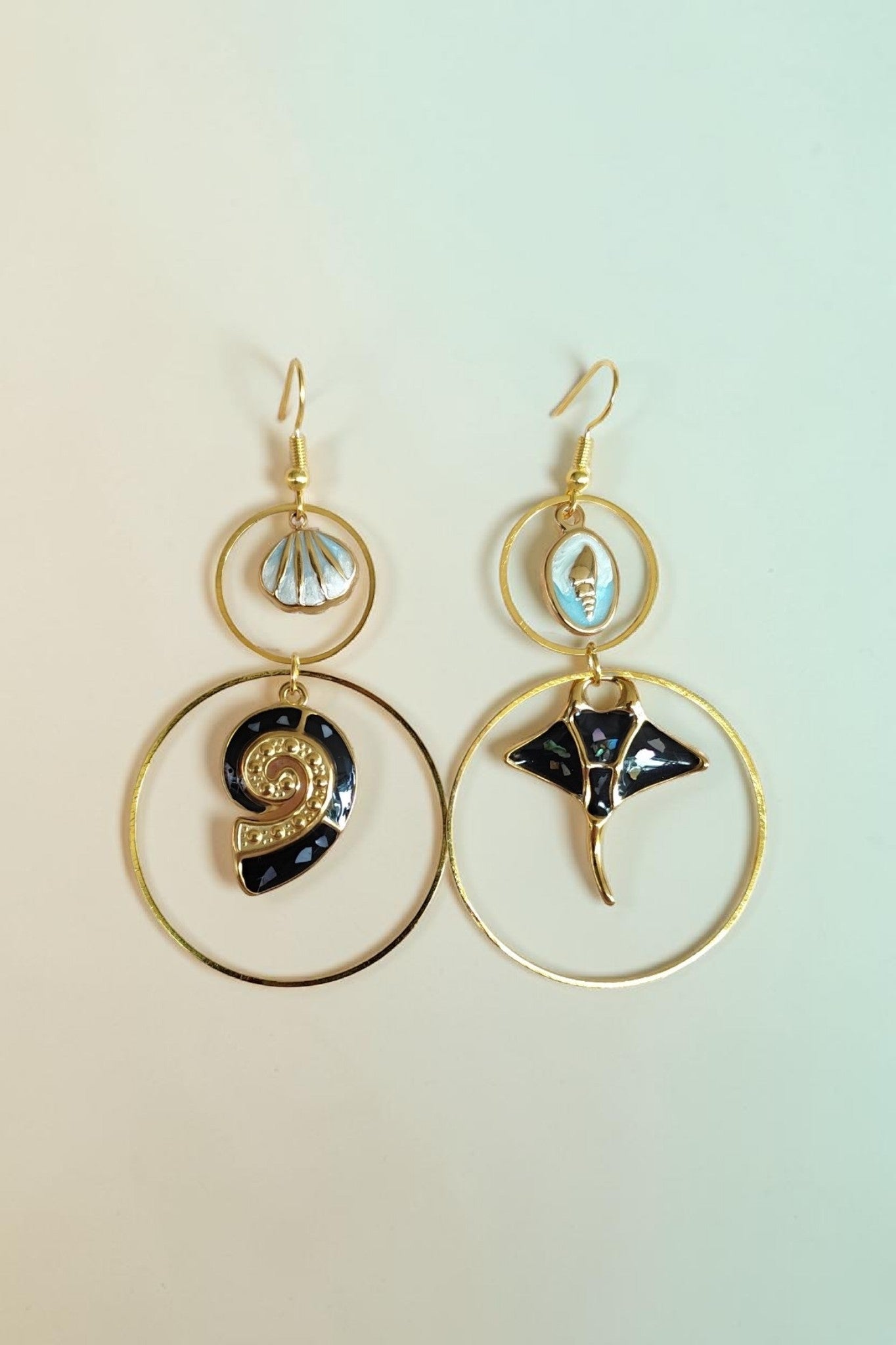 Boucles d'oreilles Nacre