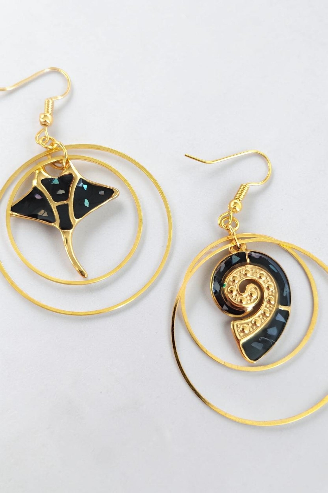 Boucles d'oreilles Nacre