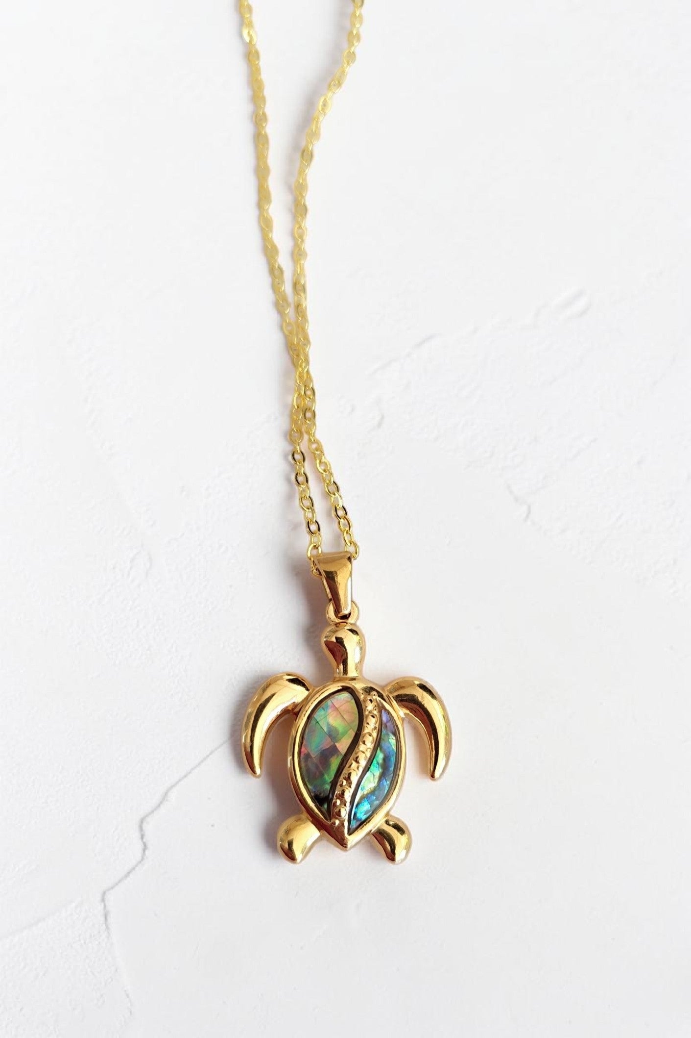 Collier Écaille de Tortue Nacrée