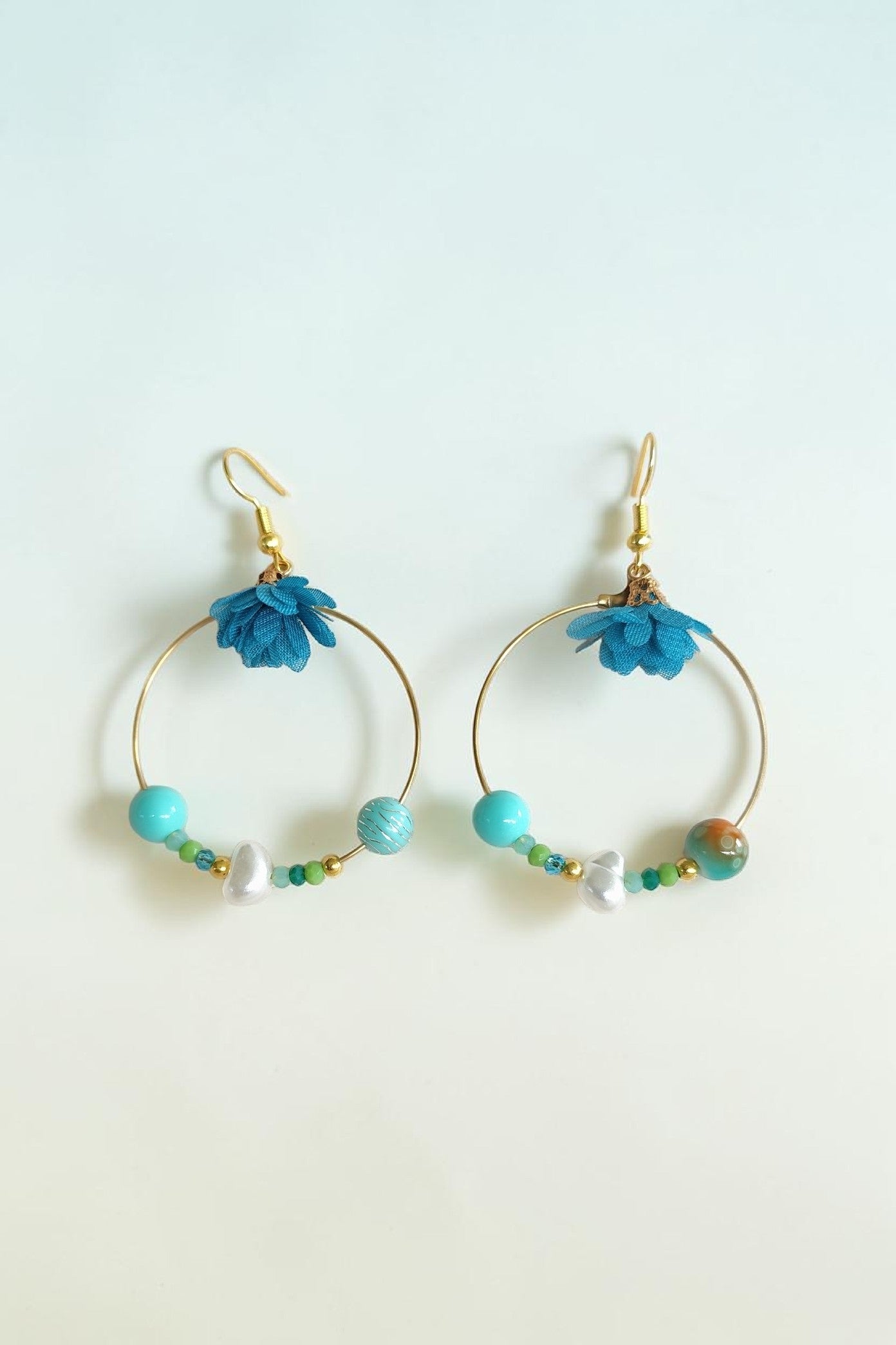 Boucles d'oreilles pendantes élégantes – bijou fait main
