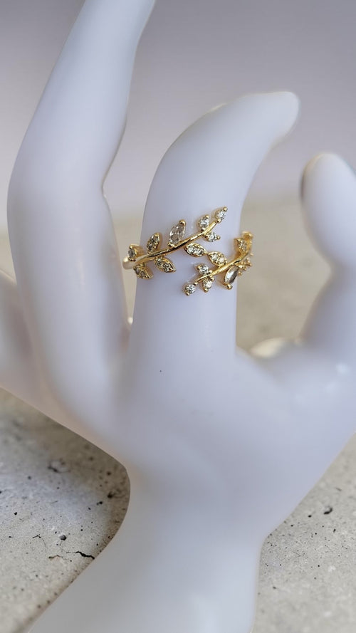 Bague Acier Inoxydable Zircon – Dorée ou Argentée