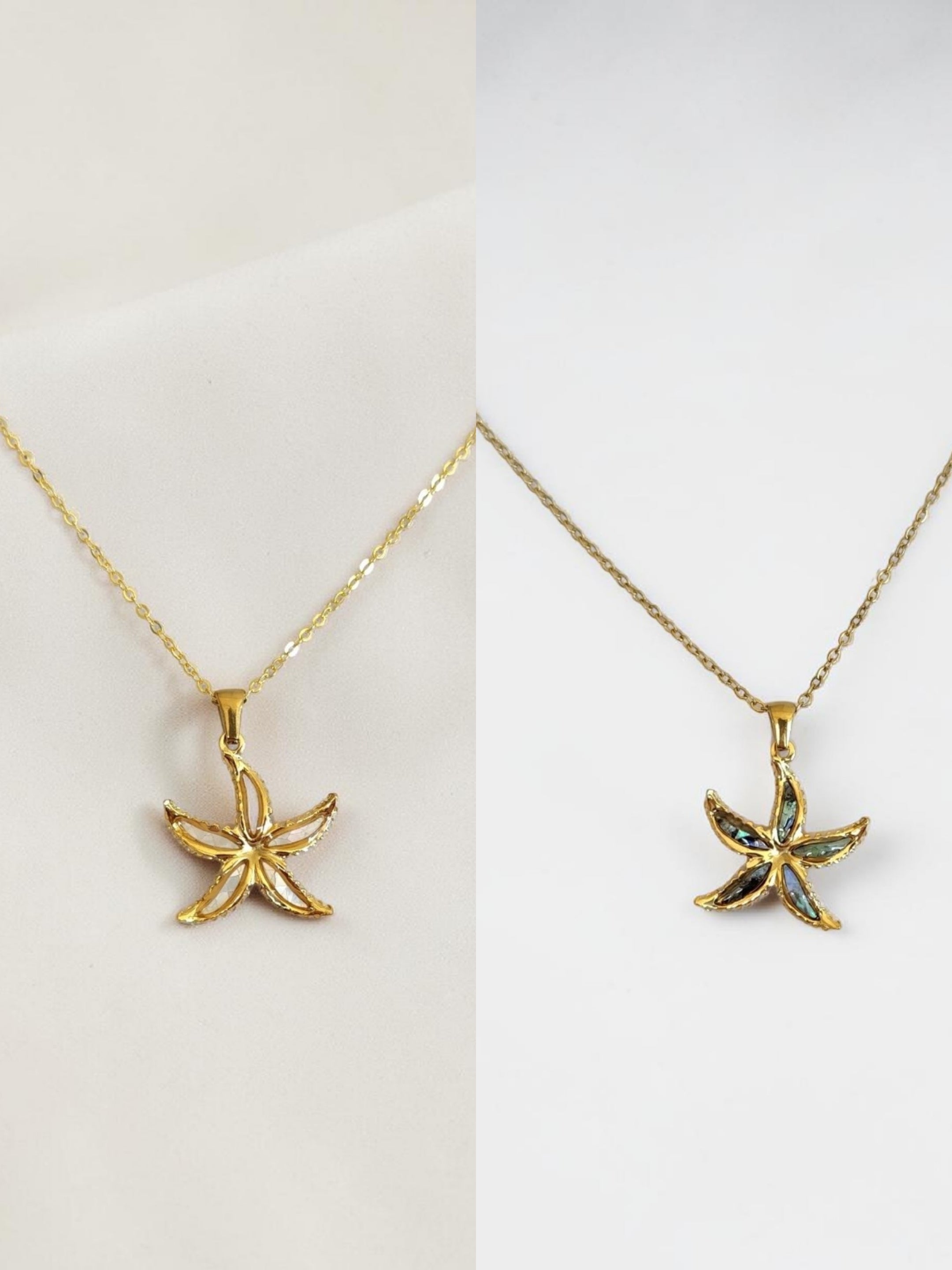 Collier Étoile de Mer – un peu d'océan avec vous – 2 coloris