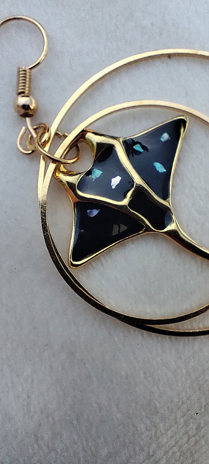 Boucles d'oreilles Nacre Irisée – Reflets de l'Océan | 4 Coloris