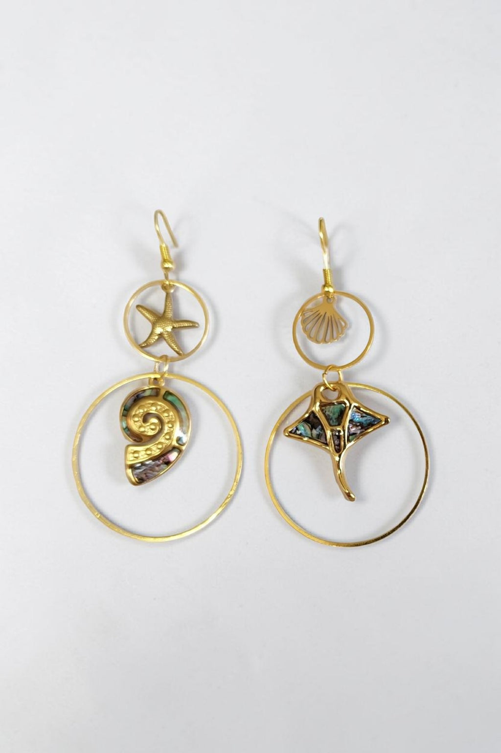 Boucles d'oreilles Nacre