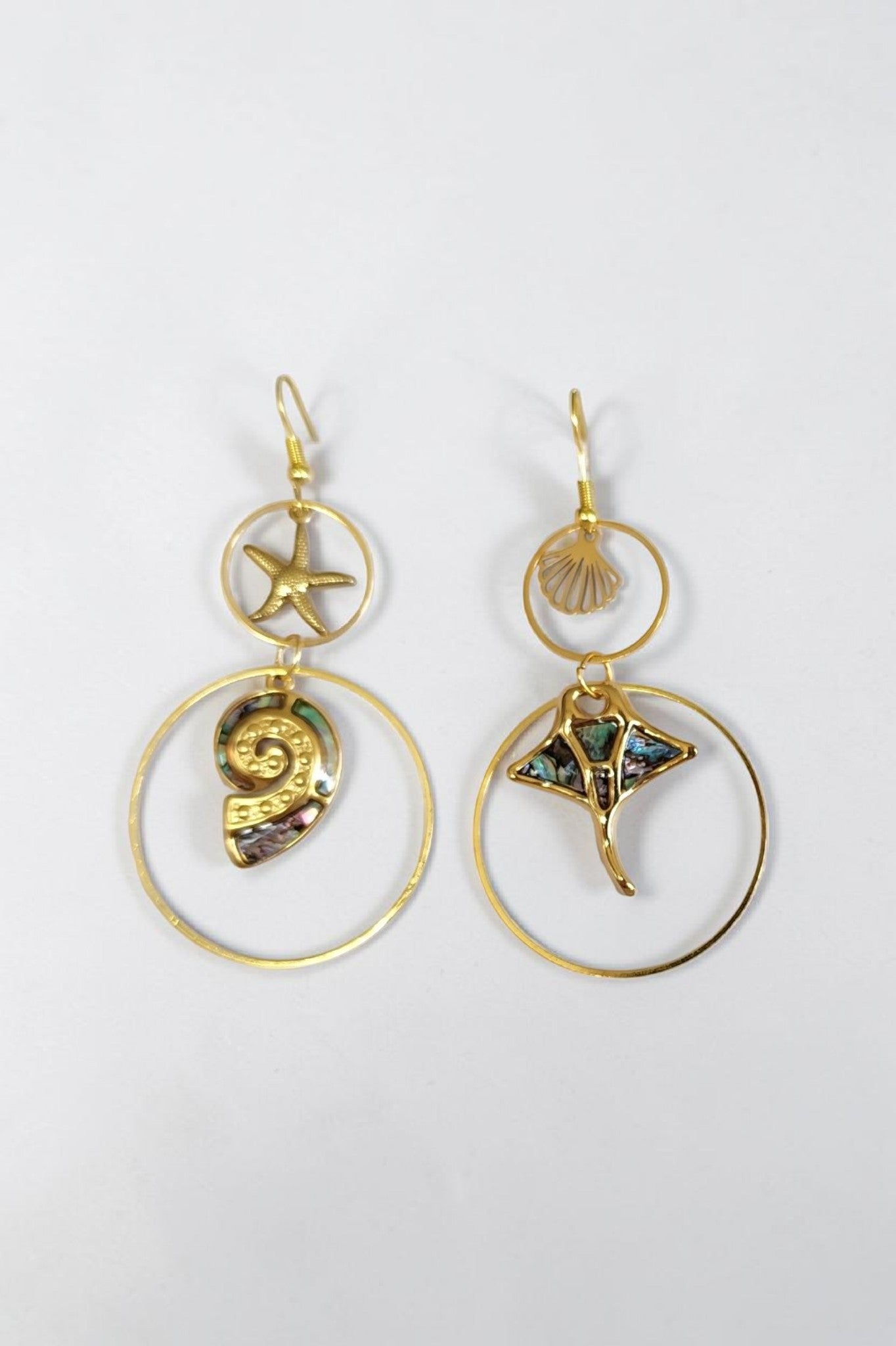 Boucles d'oreilles Nacre