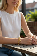 Bracelet Étoiles – Doré fait main