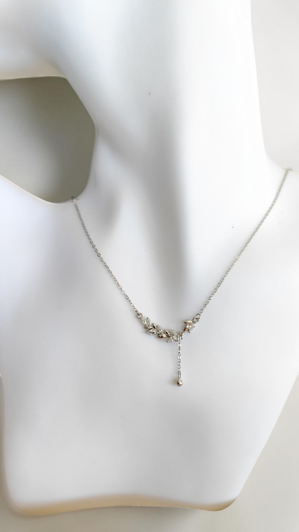Parure pampilles épi de blé — Collier & bracelet Argent pur S999