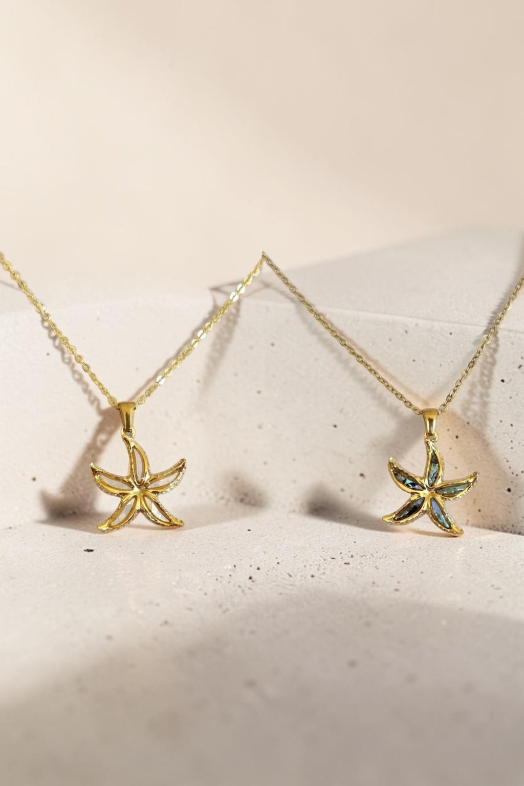 Collier Étoile de Mer – un peu d'océan avec vous – 2 coloris