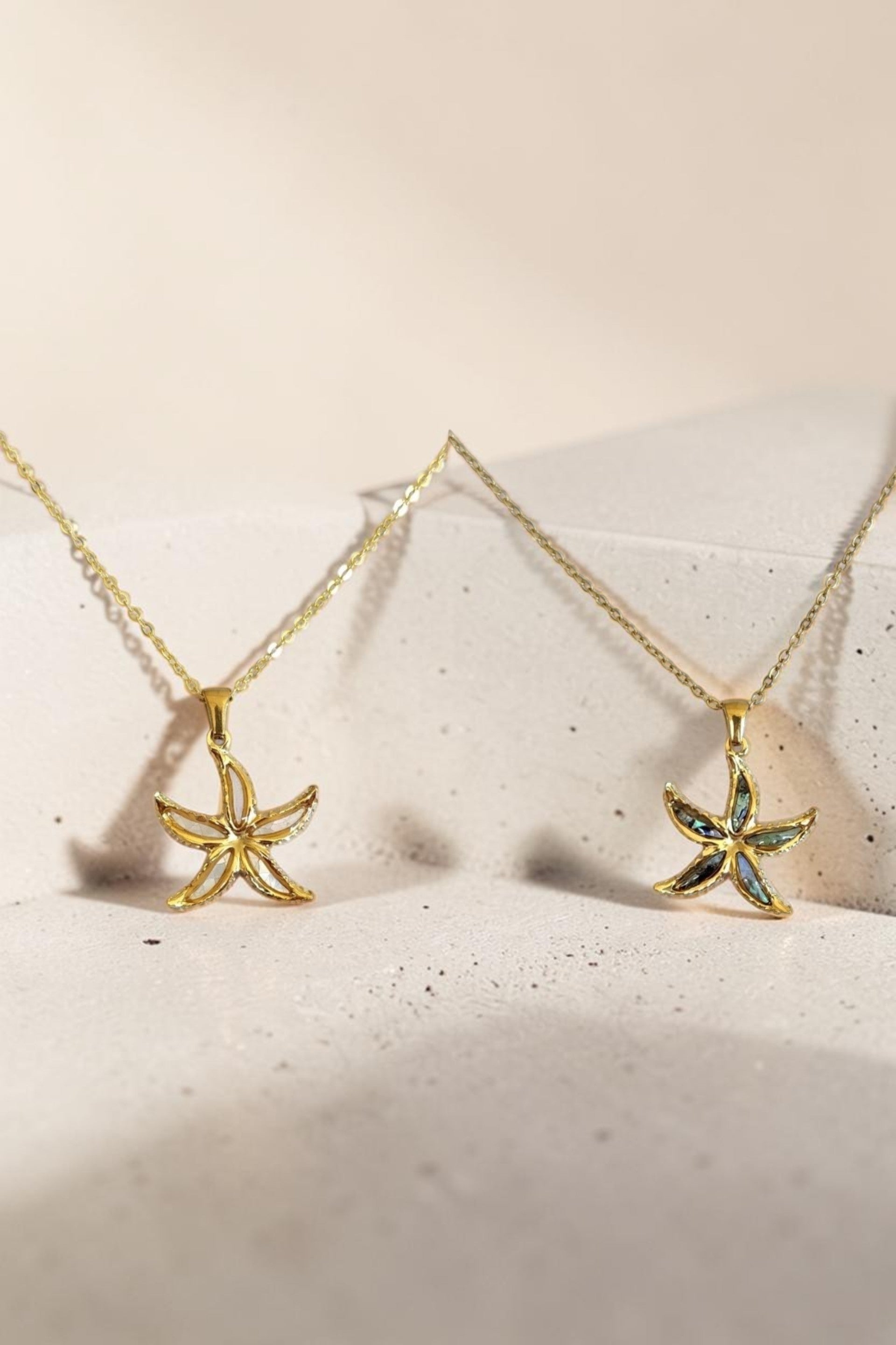 Collier Étoile de Mer – un peu d'océan avec vous – 2 coloris