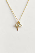 Collier pendentif raie manta – Fait main | 2 coloris
