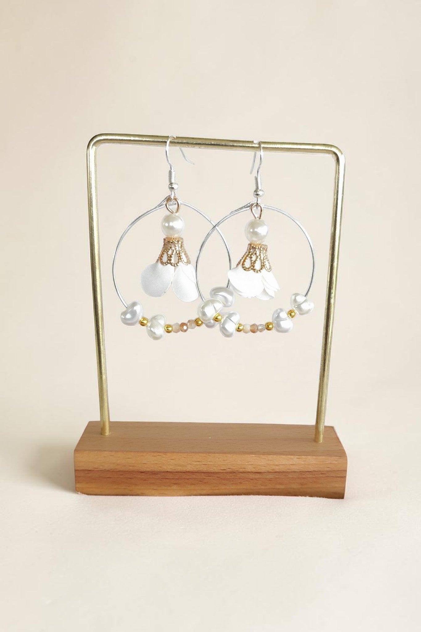 Boucles d'oreilles pendantes élégantes – bijou fait main