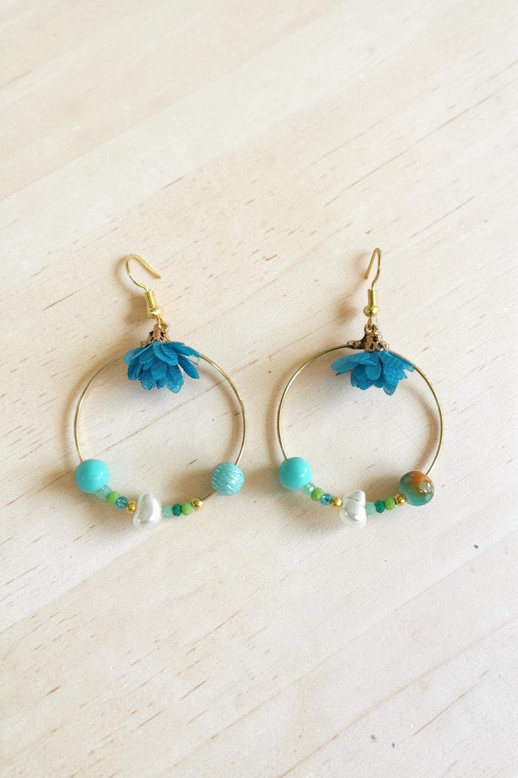 Boucles d'oreilles pendantes élégantes – bijou fait main