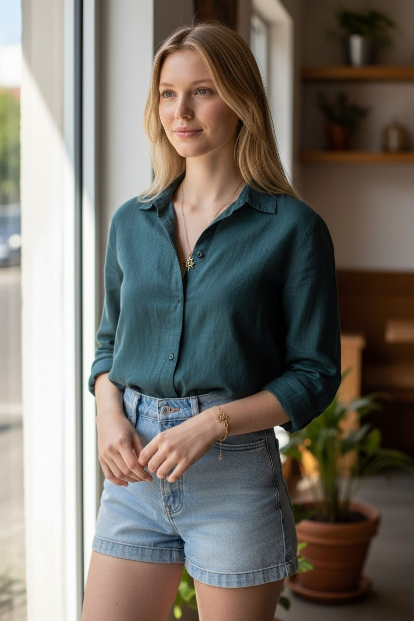 Parure Soleil — Collier & Bracelet dorés