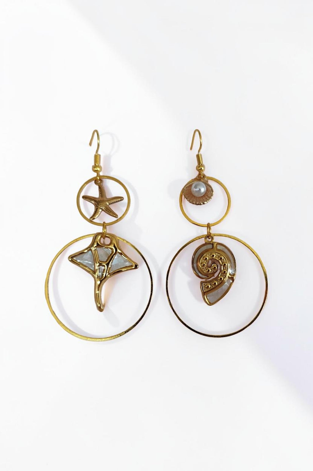 Boucles d'oreilles Nacre