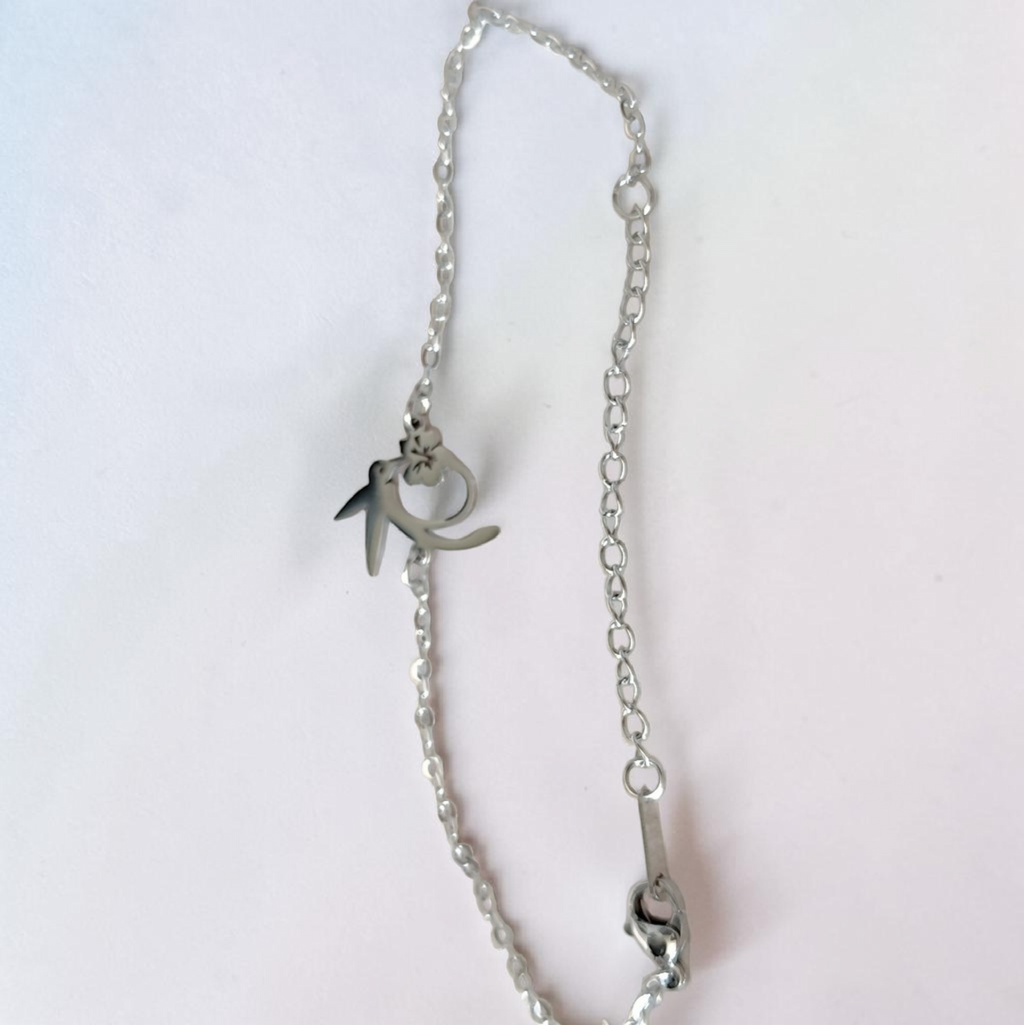Bracelet Colibri – Argent délicat fait main